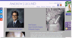 Desktop Screenshot of andrewleomd.com